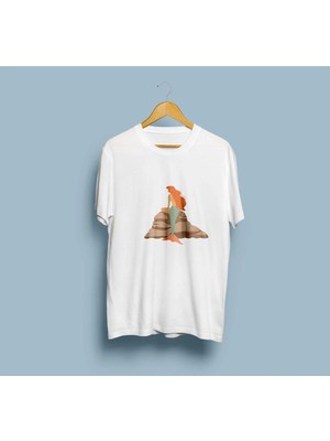 Oversize Deniz Kızı Tasarım Unisex T-Shirt