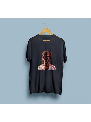 Oversize Arkadan Kadın Saçları / Kadın Kuaförü Tasarım Unisex T-Shirt