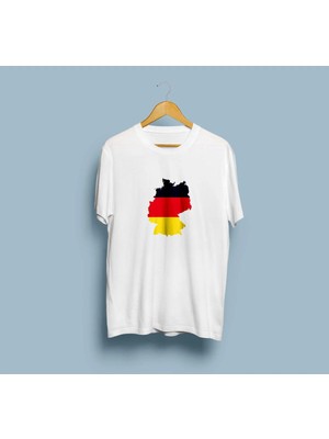 Oversize Almanya / Germany Tasarım Unisex T-Shirt