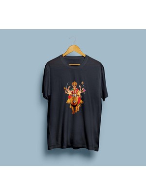 Oversize Hint Durga Maa Tanrısı Unisex T-Shirt