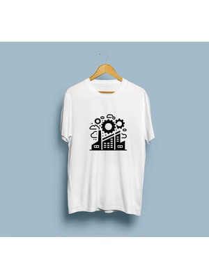 Bahriyeli Collection Oversize Fabrika / Ağır Sanayi Tasarım T-Shirt