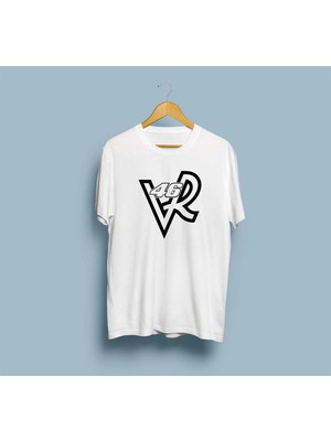 Oversize Vr 46 Baskılı Unisex T-Shirt