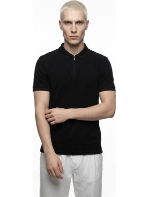 Loft Loose Fit Siyah Erkek T-Shirt LF2040582