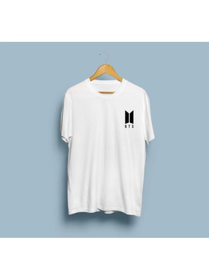 Oversize Bts Baskılı Tasarım Unisex T-Shirt