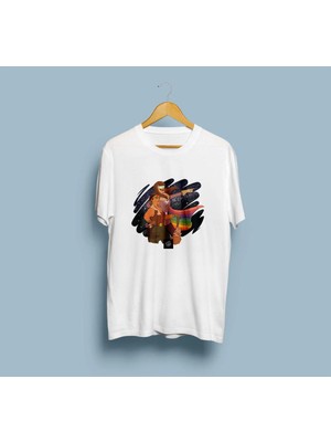 Oversize Epimeral Tasarım Unisex T-Shirt