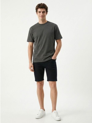 Loft Loose Fit Antrasit Erkek T-Shirt LF2040582
