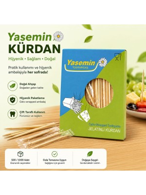 İsopack Kürdan Jelatinli 500 Adet