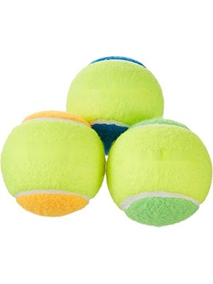 Die Grup Hobi ve Amatör Kullanım Için Renkli Tenis Topu, 3'lü Paket