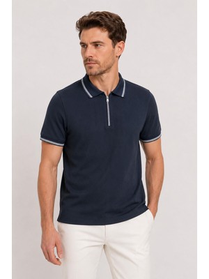 Classics Men Troy Slim Fit Erkek Polo Yaka Kısa Kol Tişört  7747