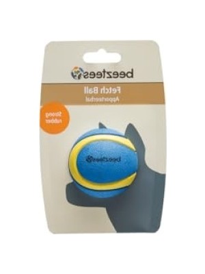 Die Grup Kauçuk Yüzen Tenis Topu Köpek Oyuncağı, Mavi/sarı, 6,3 cm
