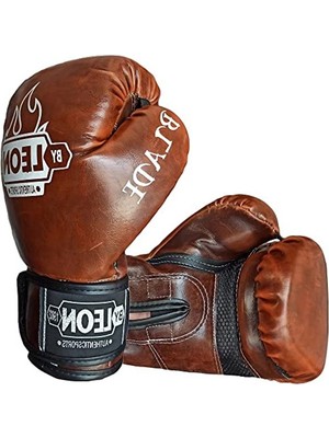 Die Grup Leon Blade Training Boks, Kick Boks ve Muay Thai Eldiveni Antik Kahve Renkli