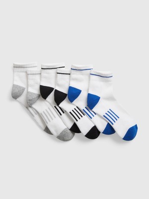 Gap Erkek Çocuk Çok Renkli Quarter Crew Çorap Seti (3'lü)