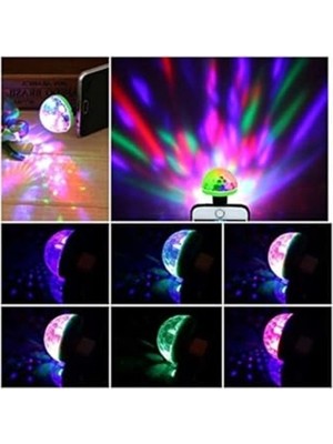 Die Grup LED Işıklı Mini Disko Topu, 4W Güç ve Eğlenceli Atmosfer Yaratır