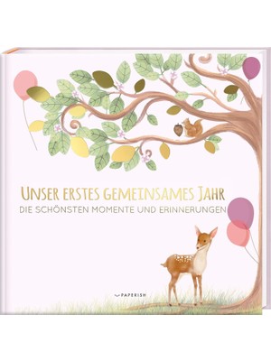 Belirtilmemiş Babyalbum - Unser Erstes Gemeinsames Jahr (Rosé): Die Schönsten Momente Und Erinnerungen - Ein Beza