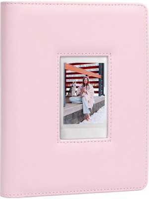 Belirtilmemiş Instax Mini Film Uyumlu 288'LI Pembe Albüm