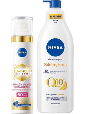 Belirtilmemiş Nivea LUMINOUS630 Thiamidol Etkili Karşıtı Gündüz Yüz Bakım Kremi 40ML Q10 Sıkılaştırıcı C