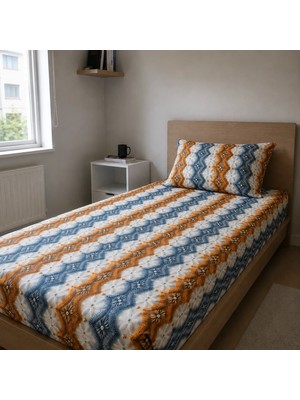 Freyja Home %100 Pamuk Tek Kişilik Çarşaf Takımı | Bohem Geometrik