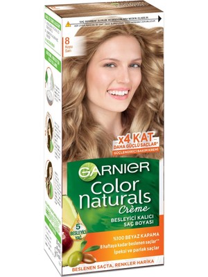 Belirtilmemiş Color Naturals Saç Boyası 8 Koyu Sarı