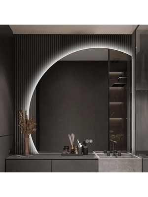 Belirtilmemiş LED Banyo Aynası – Akıllı Dokunmatik, Buğu Önleyici, 3 Ayarlanabilir Renk Sıcaklığına Sahip, 60 x 6