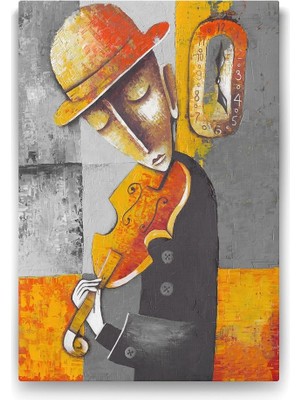 Belirtilmemiş Tabloshop Music Playin Series Ii Tablo - 100X140CM
