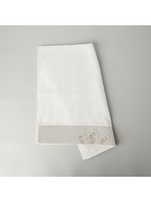 Belirtilmemiş Linens Nora Bambu Yüz Havlusu 50X85 cm Ekru