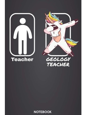 Belirtilmemiş Teacher - Geology Teacher Notebook: 6'x9' 120 Blank Pages - Calendar Journal | Christmas Present, B