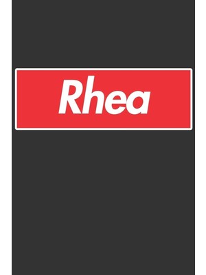 Belirtilmemiş Rhea: Rhea Planner Calendar Notebook Journal, Personal Named Firstname Or Surname For Someone Calle