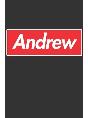 Belirtilmemiş Andrew: Andrew Planner Calendar Notebook Journal, Personal Named Firstname Or Surname For Someone C