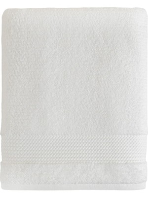 Belirtilmemiş Chakra Eva Cotton Banyo Havlusu 85X150 cm Beyaz