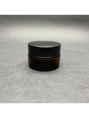 Belirtilmemiş 20 cc Cam Amber Kavanozu, Kapak Içi Contalı, Kahverengi Kavanozu x 10 Adet