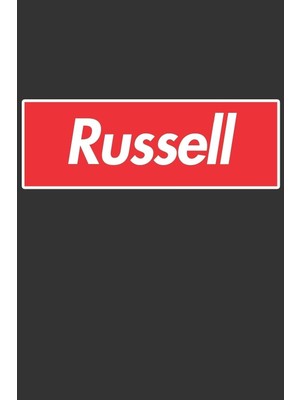 Belirtilmemiş Russell: Russell Planner Calendar Notebook Journal, Personal Named Firstname Or Surname For Someone