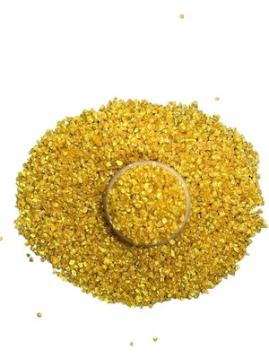 Belirtilmemiş Epoksi Reçine 50GR Altın Yaldız Kırık Cam, Dekoratif Cam, Dekoratif Kırık Cam, Beton Mum Süsleme