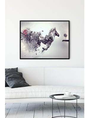 Belirtilmemiş Postermanya (PSTER13160) At Sanatsal Çerçeveli Tablo (40X50CM)
