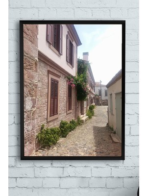 Belirtilmemiş Postermanya (PSTER10007) Ayvalık Manzara Çerçeveli Tablo 2 (50X70CM)