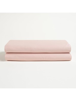 Belirtilmemiş Solıd 300 Tc Tek Kişilik Pamuk SATEN%100 Pamuk Saten Lastikli Çarşaf 100X200 cm Pembe