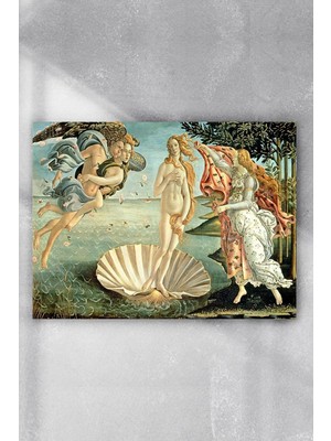 Belirtilmemiş Postermanya (PSTER3220) Botticelli - Venüs'ün Doğuşu Sanatsal Poster 70X100CM