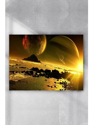 Belirtilmemiş Postermanya (PSTER9204) Uzay Sanatsal Poster 2 (60X90CM)