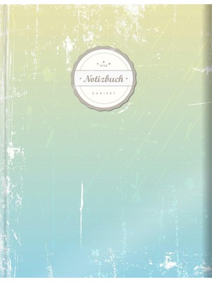 Belirtilmemiş Kariertes Notizbuch (©star, A4, 156 Seiten, Softcover) || Mit Register + Doppelrand || Es Notizbuch