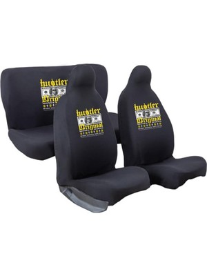 Belirtilmemiş Mirsepet Nissan Teana Oto Koltuk Kılıfı Siyah 4 Parça Tasarım Logo Hustle