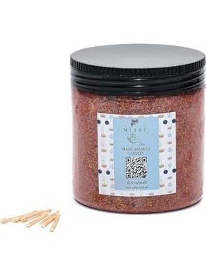 HBMB Store Dark Amber Kokulu Taba Yaratıcı Inci Tozu Mum (30 Adet Fitil ile BIRLIKTE)-250 gr