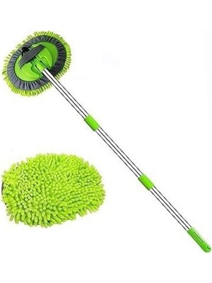 Esranın Dünyası Krafz® Premium Araç Yıkama Fırçası – Uzun Saplı Mikrofiber Oto Temizlik Mopu, Çiziksiz Araç Yıkama Seti, Otomobil, Kamyonet, Suv, Karavan ve Tekne Için Boyaya Zarar Vermeyen Temizlik Aparatı