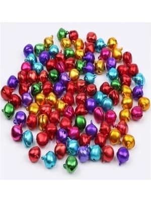 Esranın Dünyası Karma Renk Kulplu Zil Seti - 12 mm (100 Adet)