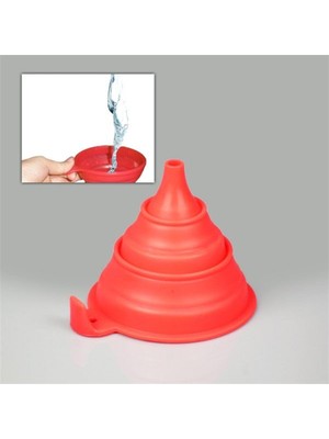Savarga Silicone Folding Funnel Katlanır Huni (4801)