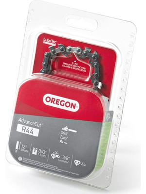 Oregon R44 Advancecut 12 Inç Yedek Testere Zinciri, Direkli Testereler ve Zincir Testere Aletleri Için, 12 Inç Kılavuz Çubuk, 44 Tahrik Bağlantısı, Pitch: 3/8 "düşük Profil, 0,43" Ölçer (R44)