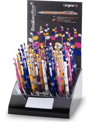 Scrikss Calypso Color Versatil Kalem 07 ve 05 mm 40'lı Stand