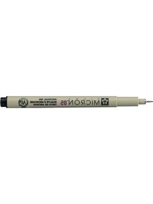 Esranın Dünyası Pigma Micron 05 Siyah Kalem, 0.45 Mm, Sanat Için