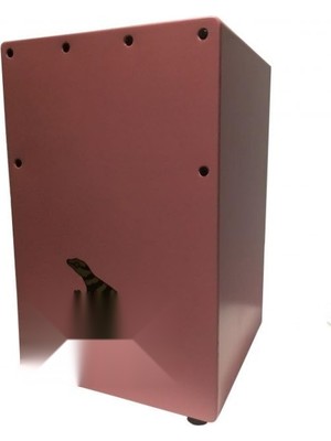 Esranın Dünyası Pembe Renkli Ahşap Tap Gövde Cajon, Dayanıklı ve Şık