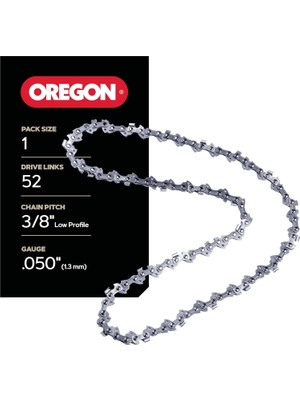 Oregon S52 Advancecut Motorlu Testere Zinciri, 35 cm Bar, 52 Tahrik Bağlantısı, Echo/craftsman/poulan Uyumlu