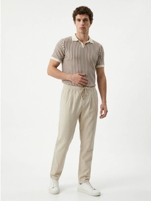 Loft Regular Fit Ekru Erkek Pantolon LF2039506