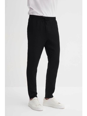 Cazador Müslin Jogger Siyah Erkek Pantolon 00250